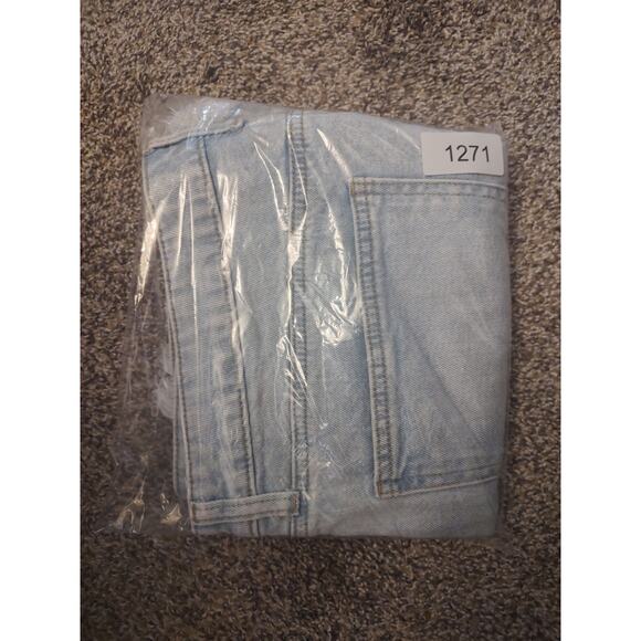 Celebrity Pink, Womens, Cut-off Shorts, Distressed, Frayed Hem, Blue, Size 17/33 - Picture 10 of 10